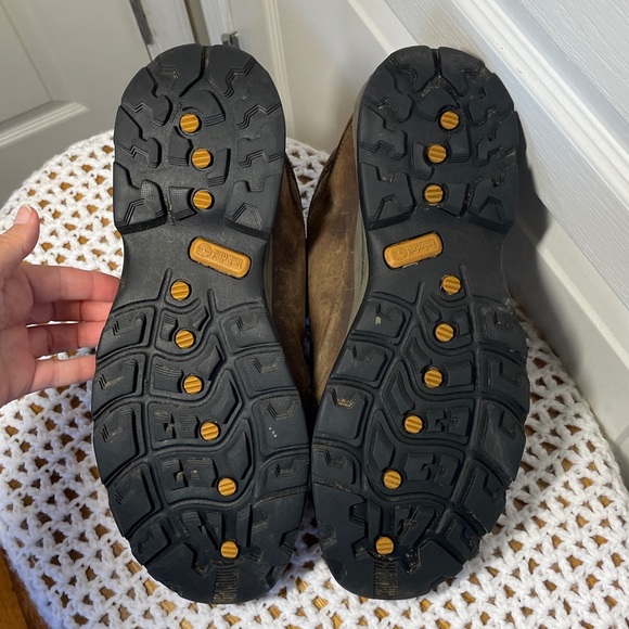 Timberland White Ledge Hiking Boots WP Mid-Cut Ankle Brown Black Waterproof 12 W - Picture 6 of 17